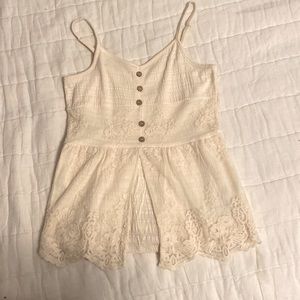 white blouse with buttons